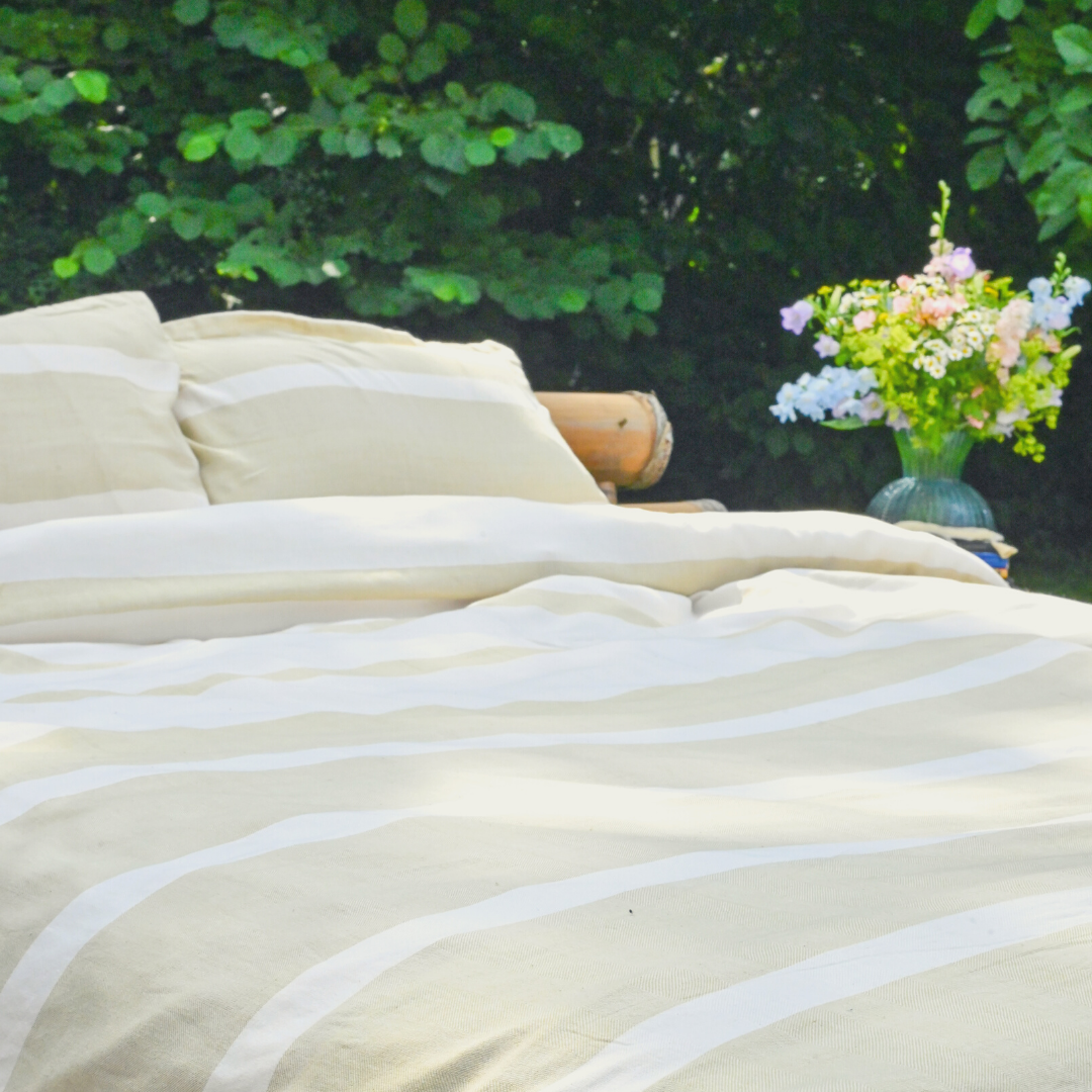 Duvet cover 220x240cm (90'x95') Natural Olive