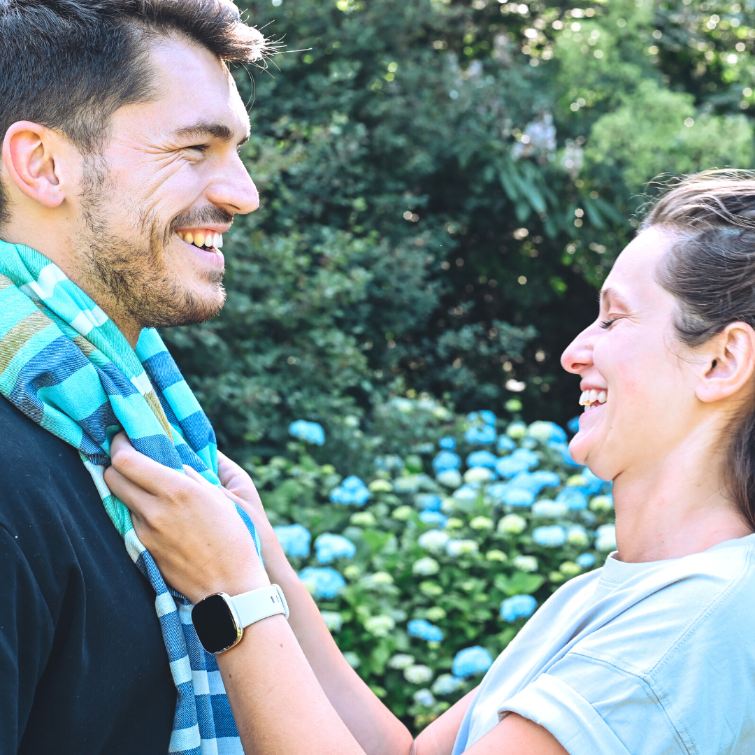 Handwoven scarf Blue - SPECIAL EDITION (last pieces)