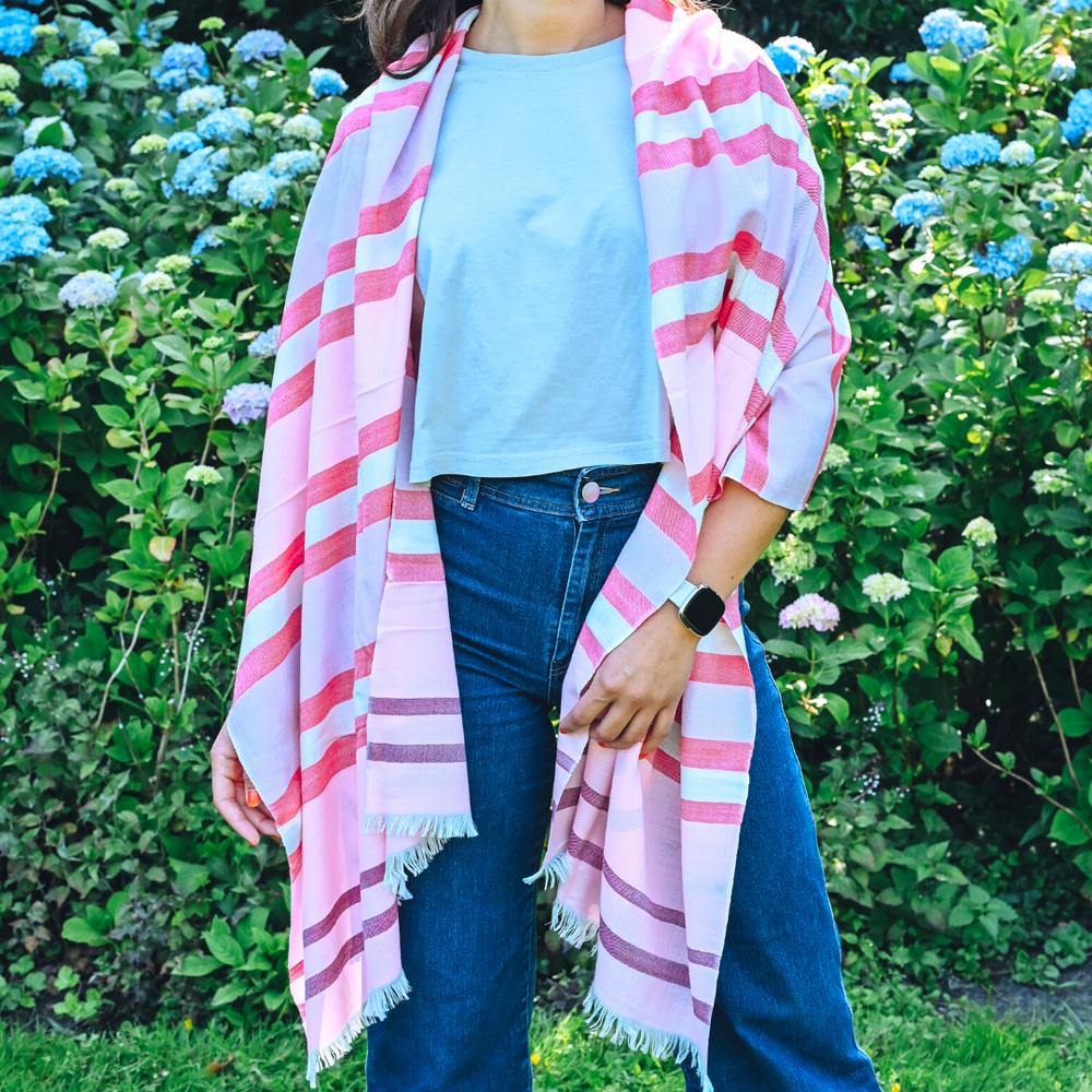 
                  
                    Handwoven scarf Pink - SPECIAL EDITION (last pieces)
                  
                