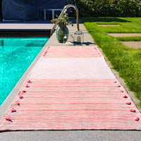 Yoga rug Grey-Red