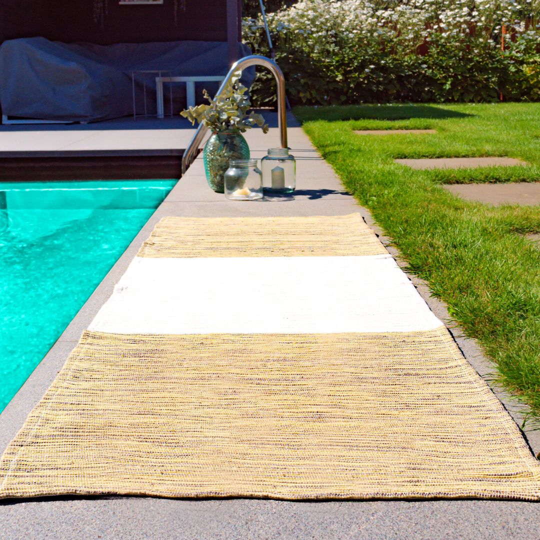 Tapis de yoga Natural-Olive (sans lignes)