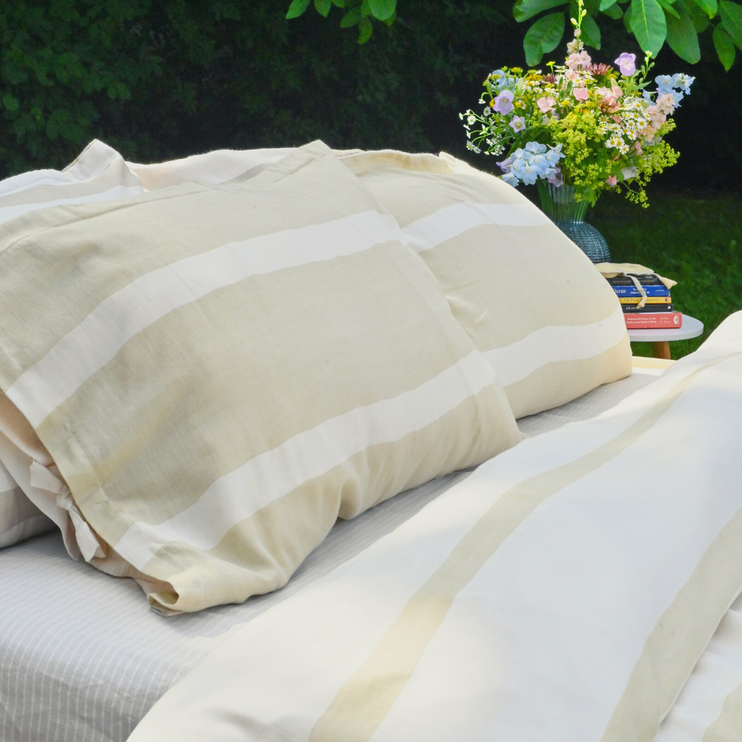 Pillow case Natural Olive